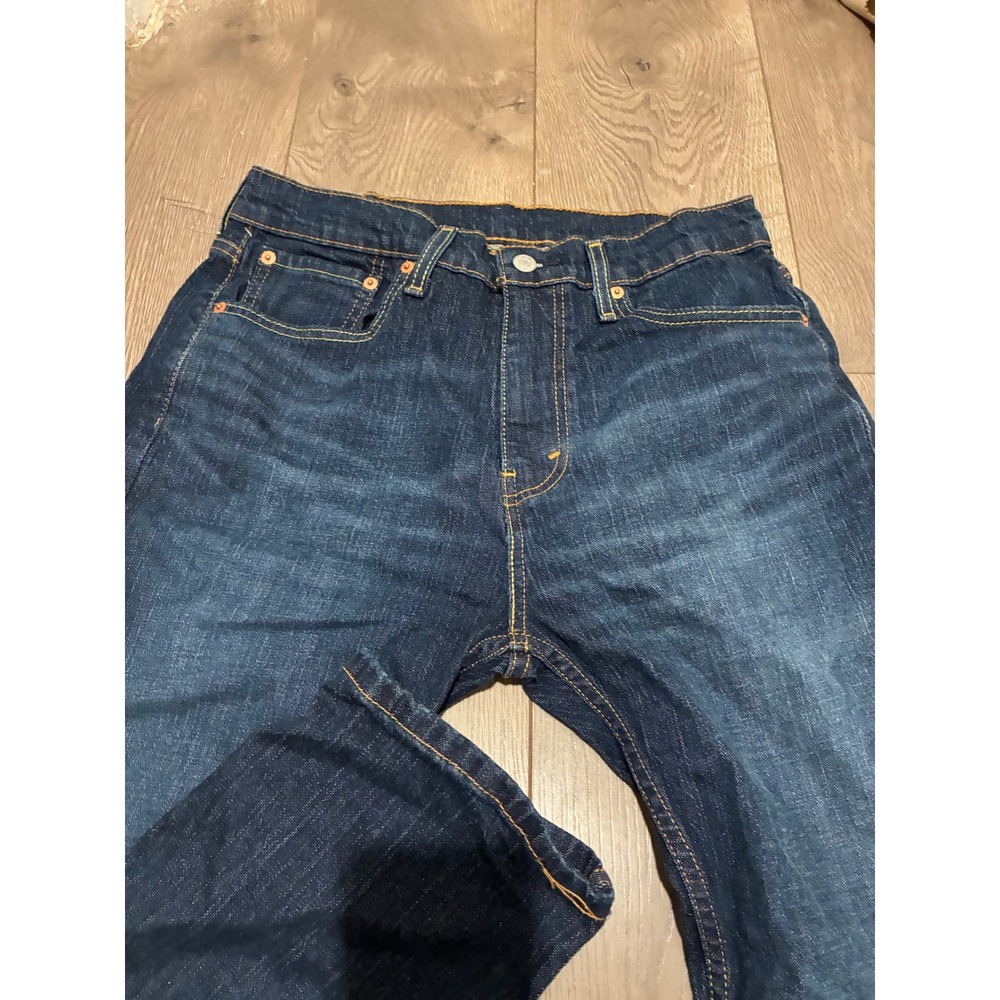 Levi's 505 Regular Fit Jeans 32x30 Dark Wash Blue
